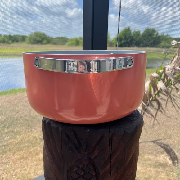 Caraway Home  Non-Stick Ceramic 6.5-Qt. Dutch Oven-Perracotta - Picture 15 of 16